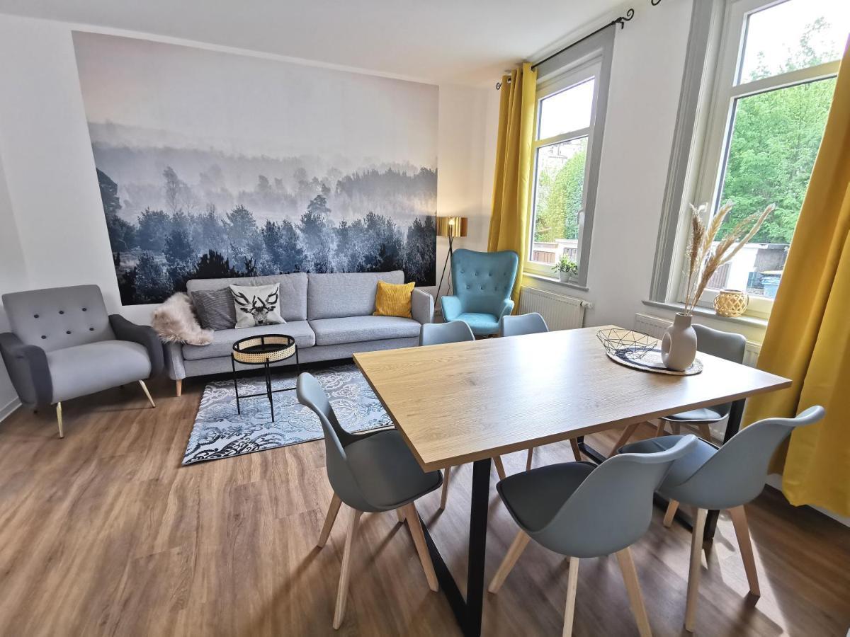 Bohnapartments - Stadtblick Zechenhaus - Balkon - Gratis Parkplatz - Wlan - Sehr Ruhig - Barrierearm Ilmenau Dış mekan fotoğraf