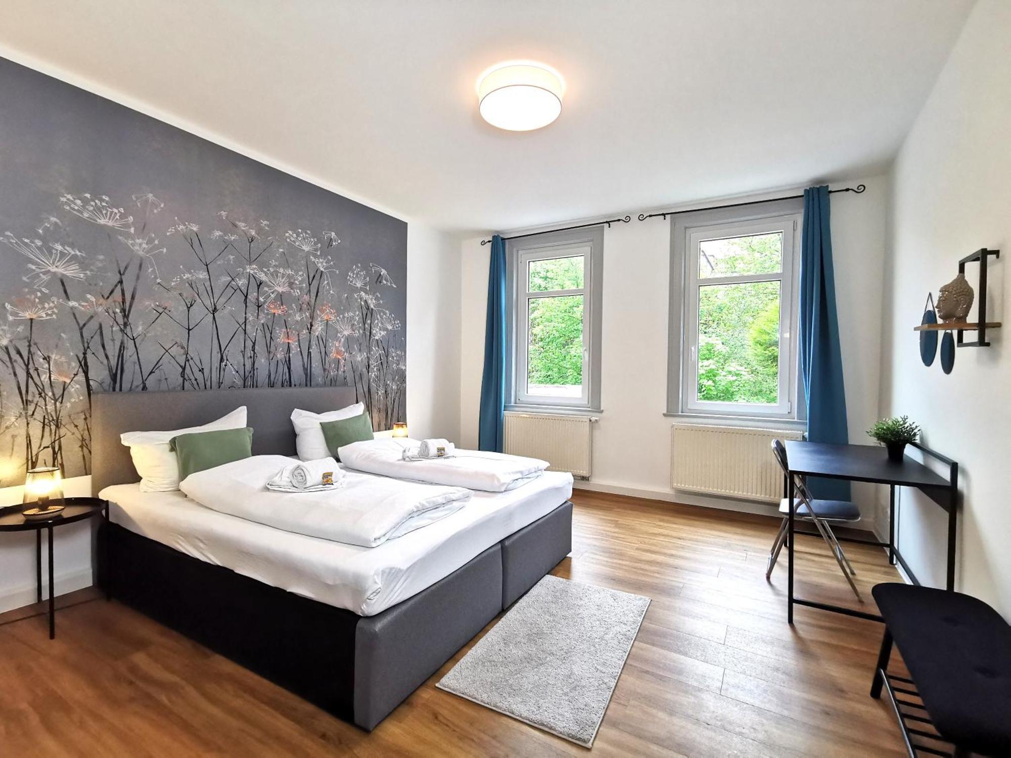 Bohnapartments - Stadtblick Zechenhaus - Balkon - Gratis Parkplatz - Wlan - Sehr Ruhig - Barrierearm Ilmenau Dış mekan fotoğraf
